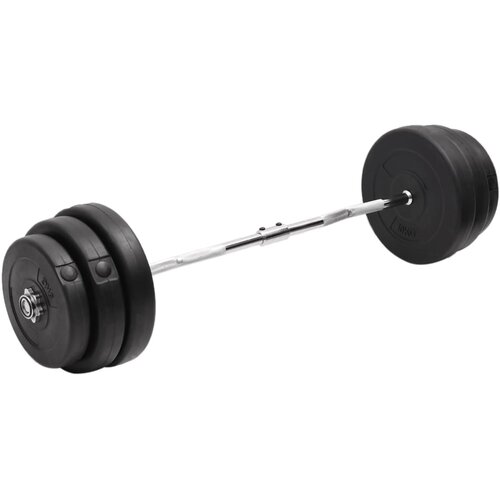 VidaXL Zavita palica z utežmi 90 kg Slike