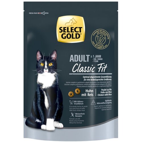 Select Gold cat adult classic fit živina i pirinač 0.3 kg Cene