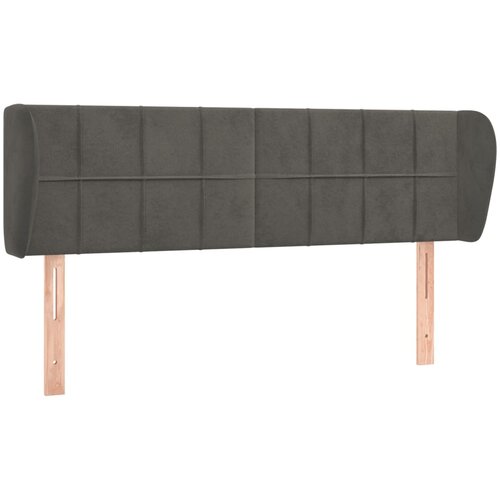Maison Chic vzglavna omarica - nočna omarica - posteljna omarica z u&amp;scaron;esi temno sivo 147x23x78/88 cm žamet, (21707851) Slike