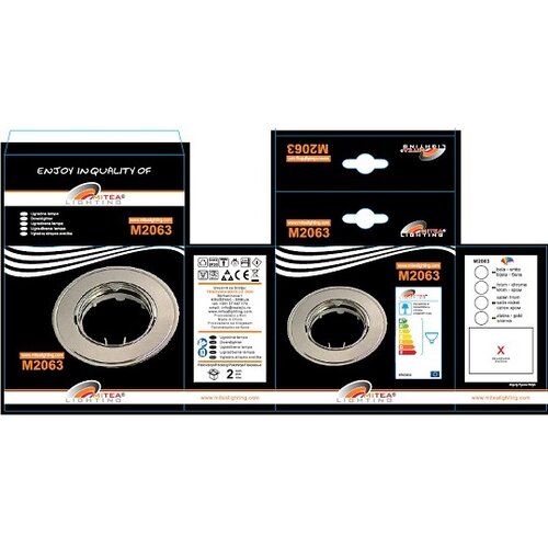 Mitea Lighting M2063 zlatna ugradna lampa-rozetna MR16 Cene