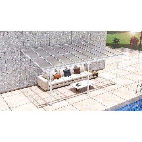 WESTMANN Nadstrešnica za terasu - 556x300 cm (16 68 m²) - Bijela - BRANDED IN GERMANY Cene