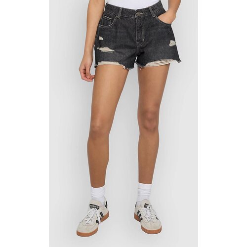 Urban Classics Destroyed Denim Kratke hlace black washed Slike