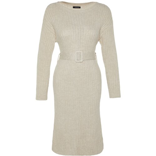 Trendyol Dress - Beige - A-line Cene