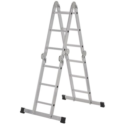Baulich Tehničke aluminijske ljestve multifunkcionalne 4x3 gazi&amp;scaron;ta s platformom Slike