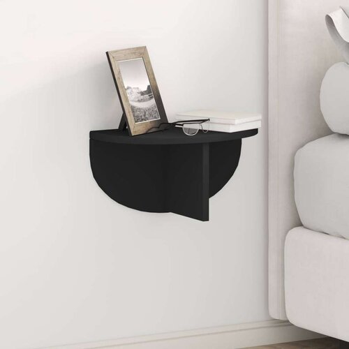  Polica na zidu 2 pcs Crna 38 x 19 x 19 cm Konstruirano drvo Cijene