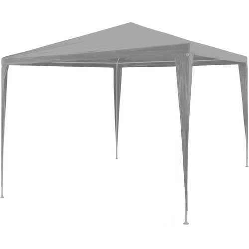 Šator za zabave Svijetlo siva 300 x 300 x 255 cm PE i čelik Cijene