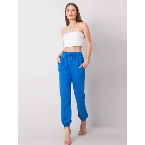 RUE PARIS Sweatpants-RV-DR-6120.03P-dark blue Slike