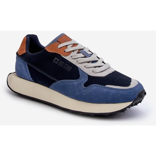Big Star Men&amp;#039;s Memory Foam System Navy Blue Sneakers Slike