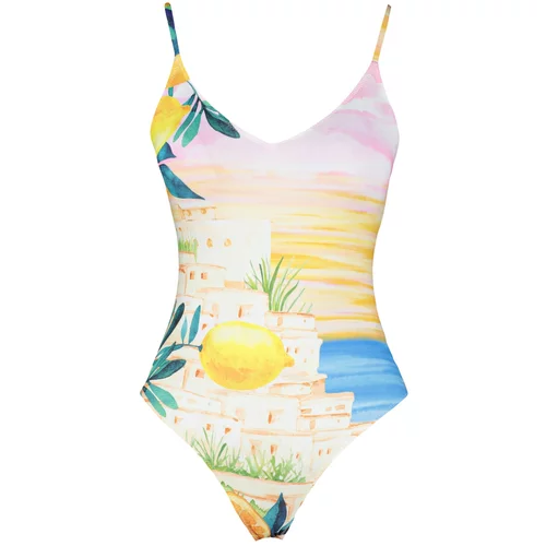 Trendyol Swimsuit - Multi-color - Landscape print