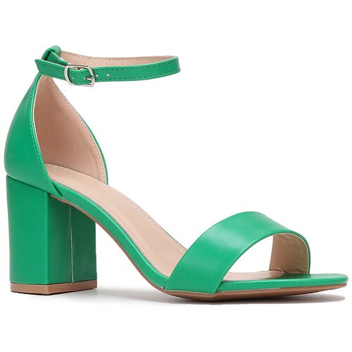 La Modeuse Sandali & Odprti čevlji 63533_P144698 Zelena Cene