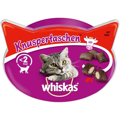 Whiskas hrustljavi žepki - Govedina 60 g Cene