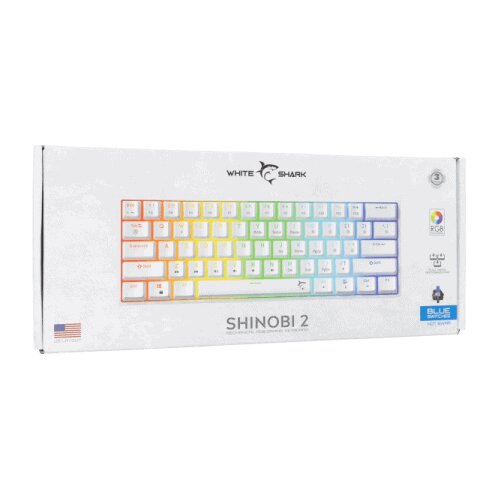 WHITESHARK SHINOBI 2 TASTATURA BLUE SWITCHES Cijene