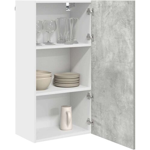  ormarić s pohranom Beton siva i bijela 50 x 31 x 100 cm Slike