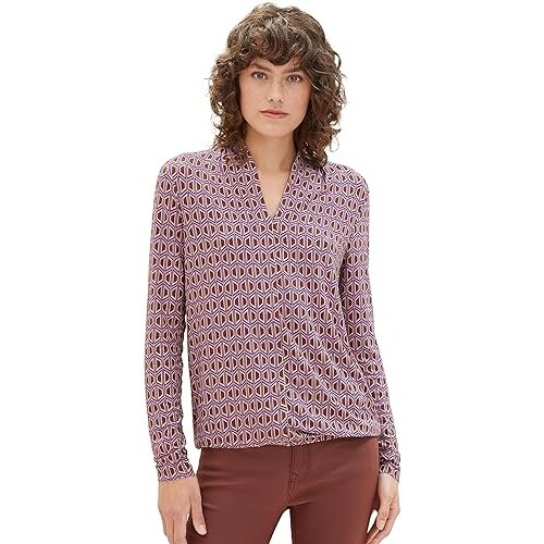 Tom Tailor 1039087 ženska bluza, braon-roze Slike