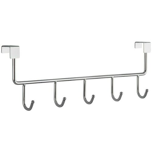 SIRO Obešalnik za vrata 2378 (Do x V: 355 x 110 mm, Število kaveljčkov: 5 kos, Kromirano) Cene