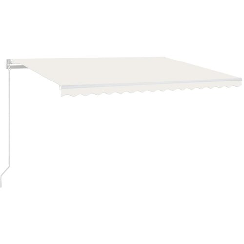Tenda na ručno uvlačenje 450 x 350 cm krem Slike