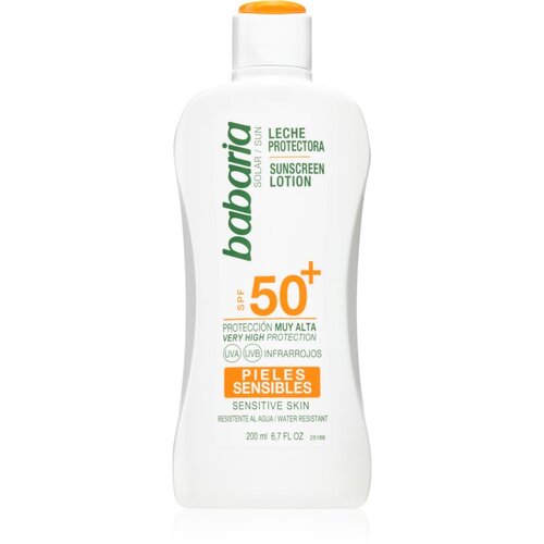 Babaria Sun Sensitive mlijeko za sunčanje za osjetljivu kožu SPF 50+ 200 ml Cijene
