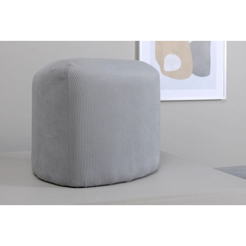 Venture Home trokutasti puf Peg (art. 15570-995) ⌀46 &amp;times; 41 cm, siva Slike