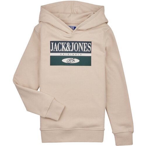 Jack &amp;amp; Jones Puloverji JORARTHUR SWEAT HOOD SN Bela Slike
