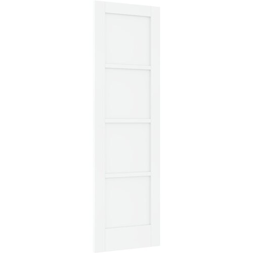 VidaXL Notranja vrata &amp;#039;ORKDAL&amp;#039;Bela 61x198.5x4 cm Vrata iz masivnega bora Slike