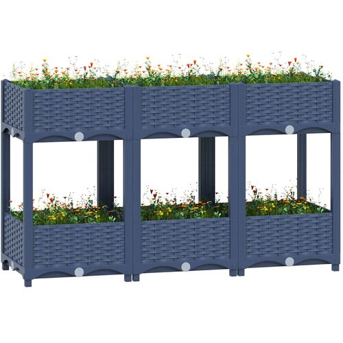  Povi&amp;scaron;ena gredica 120x40x71 cm od polipropilena Slike