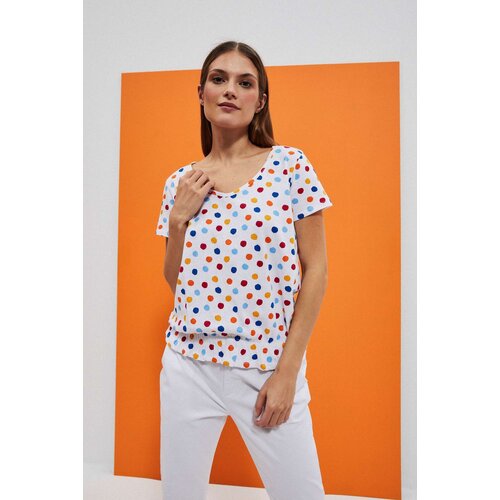 Marisse Women's T-Shirt L-Ts-4053 White Cene