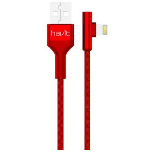 Kabel ZA MOB.HAVIT USB LIGHTUNH 1.2M HV-H672 CRVENI