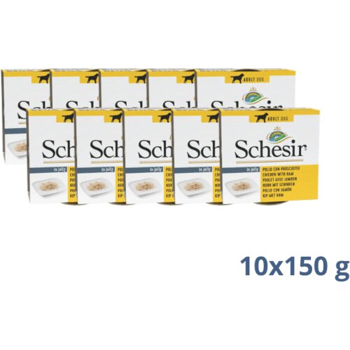 Schesir dog - piletina i &amp;scaron;unka - 1.5 kg Slike