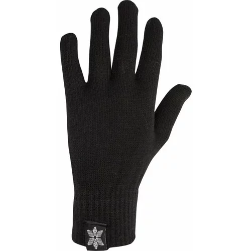 Willard LODALO Ženske pletene rukavice, crna, veličina