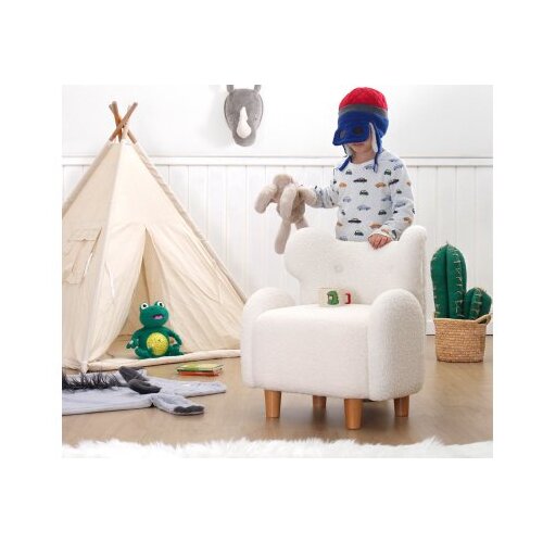 Atelier Del Sofa dečija krilna stolica juano teddy white Slike