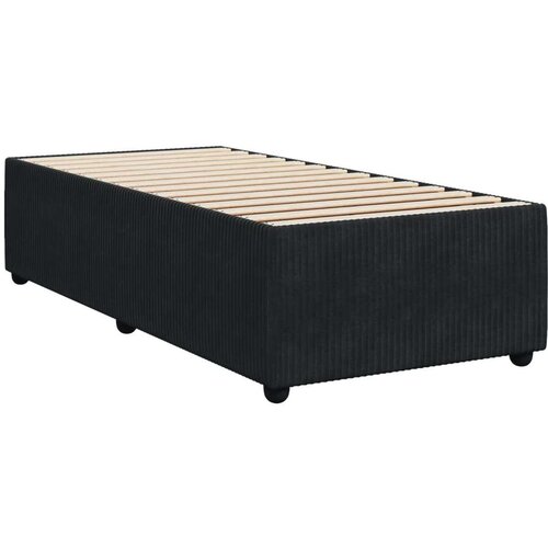 vidaXL box spring krevet s madracem crni 80 x 200 cm baršunasti Cene