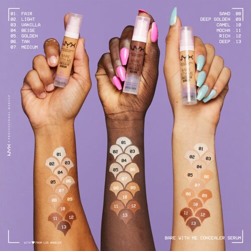 NYX Professional Makeup Bare With Me Serum Concealer korektor 9,6 ml nijansa 10 Camel Cijene