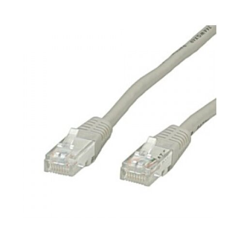 Secomp 21.99.0901 RJ45 omrežni kabel\, Patch kabel CAT 6 U/UTP 1.00 m siva 1 kos, (20420842) Slike