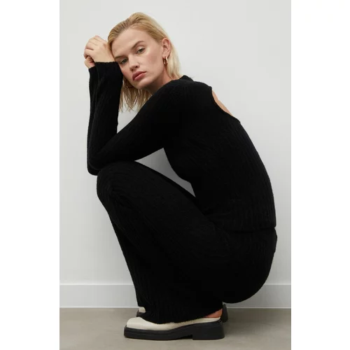 Birgitte Herskind Vuneni pulover za žene, boja: crna, lagani