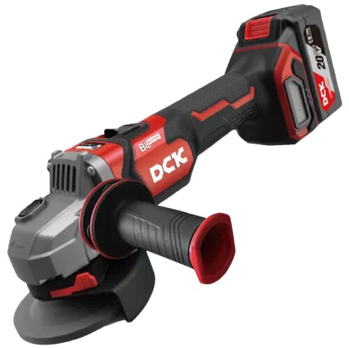 DCK KDSM04-125FK akumulatorska ugaona brusilica bez četkica, sa 2x5.0Ah baterije i punjačem, 20V, 125mm Cene
