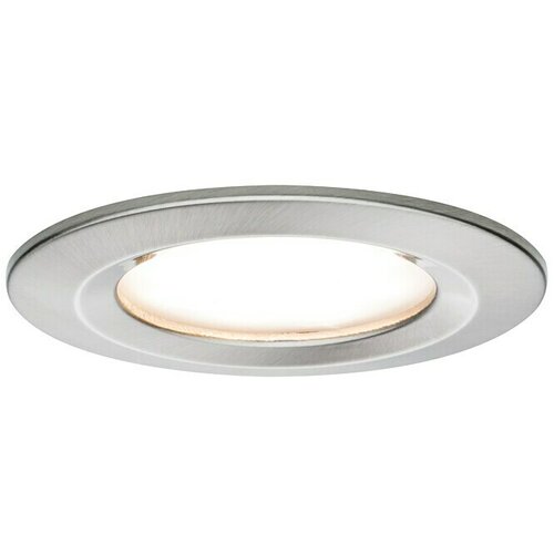 PAULMANN Set okruglih ugradbenih LED svjetiljki Nova (6,5 W, Ø x V: 7,8 x 4,5 cm, Srebrna, 3 Kom.) Cene