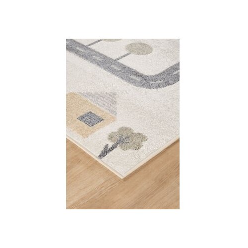 Conceptum Hypnose Tepih (160x230) Bohem Kids Road Cream Grey Slike