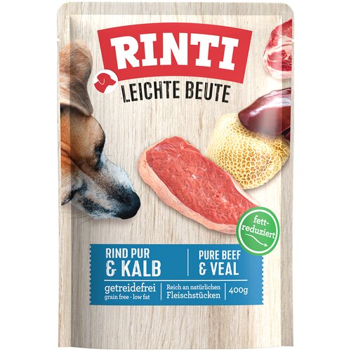  Ekonomično pakiranje RINTI Easy Prey 30 x 400 g - Čista govedina i teletina Cene