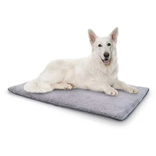 brunolie Finn, krevet za psa, podloga za psa, perivi, protuklizni, prozračni, poliester / filc, veličina L (120 × 5 × 80 cm)