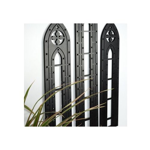 Wallity zidna dekoracija CRY022, 66 x 11 cm, crna Slike