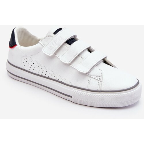 Big Star Men's Velcro Sneakers LL174632 White Slike