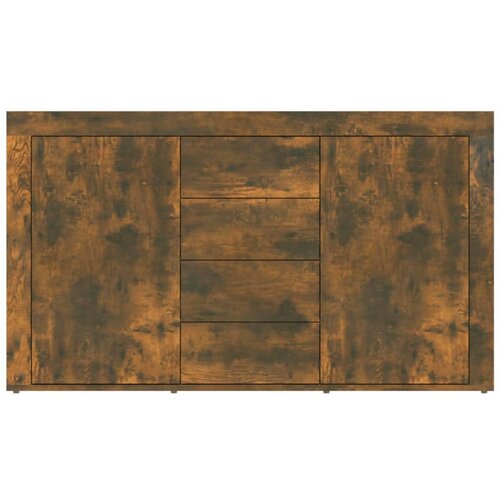  Komoda boja dimljenog hrasta 120 x 36 x 69 cm konstruirano drvo Slike