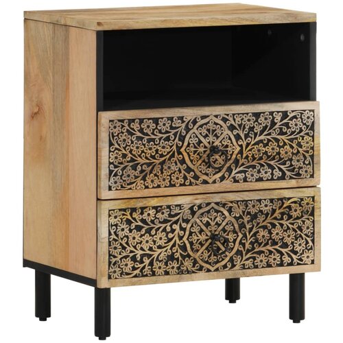 Maison Chic Nočna omarica - Nočna miza 50x33x60 cm trden mangov les, (21688338) Cene