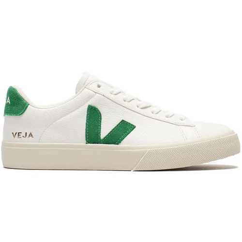 Veja CAMPO CHROMEFREE LEATHER EX WHITE EMERAUDE