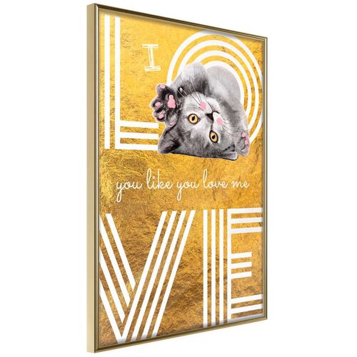  Poster - Cat Love 20x30 Slike