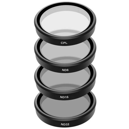 Telesin KOMPLET FILTROV CPL ND8 ND16 ND32 ZA DJI OSMO ACTION 3 4 5, (5000337117) Slike