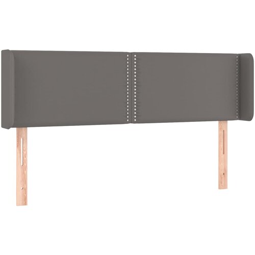 Maison Chic vzglavna omarica - nočna omarica - posteljna omarica z ušesi sivo 147x16x78/88 cm umetno usnje, (21709053) Cene