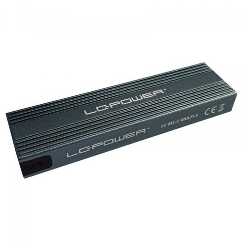 LC Power LC-M2-C-MULTI-3 vanjsko kući&scaron;te za M.2 NVMe i SATA, USB-C 10 Gbps Cijene