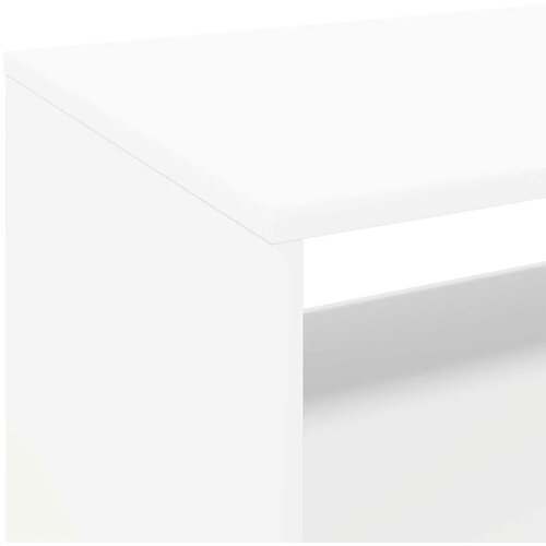 Stalak za gramofon Bijela 71 x 39 5 x 83 cm Konstruirano drvo - Bijela Cijene