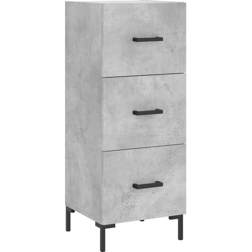 Maison Chic Komoda - Predalnik betonsko siva 34,5x34x90 cm inženirski les, (21721141) Cene